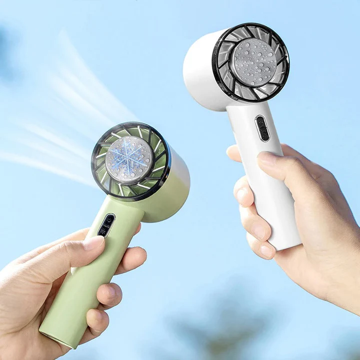 Rechargeable Handheld Cooling Fan with Detachable Base
