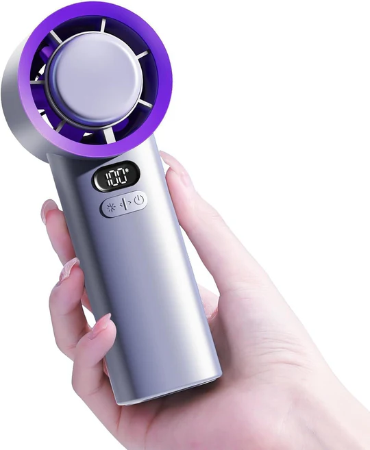 Variable Speed Turbo Handheld Ice Cooling Fan