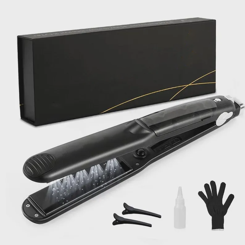 Multifunctional Steam Ceramic Hair Styling Flat Iron