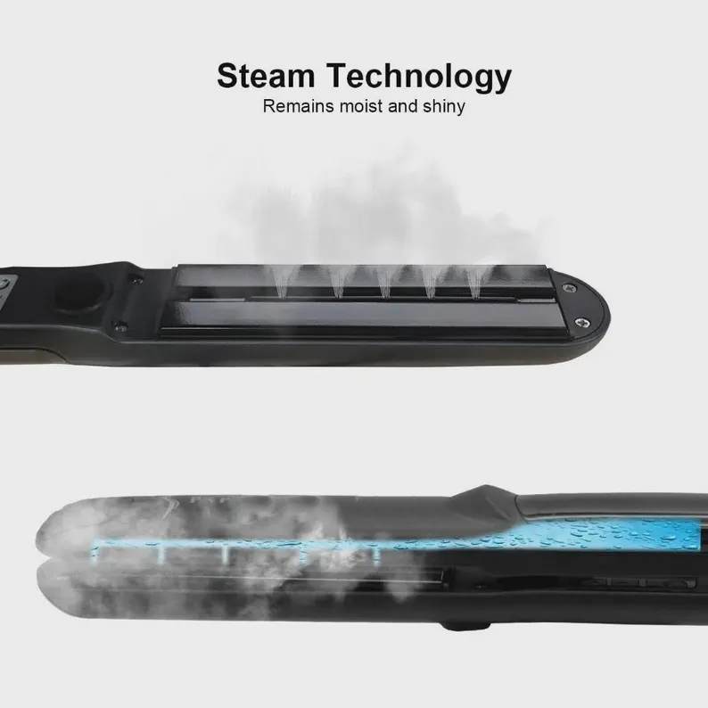 Multifunctional Steam Ceramic Hair Styling Flat Iron