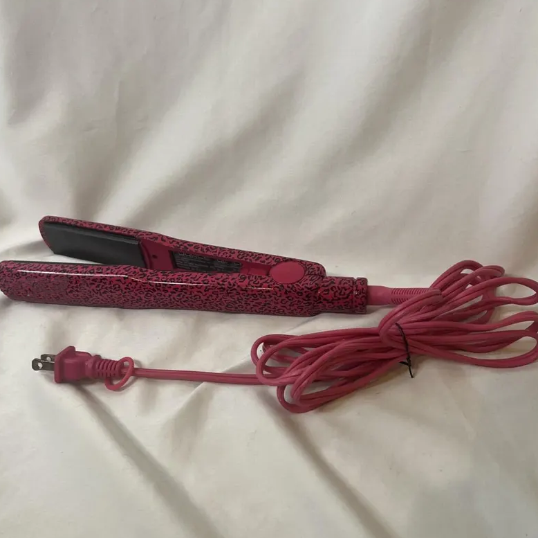 Wide Plate Plug-in Hair Straightening Flat Iron