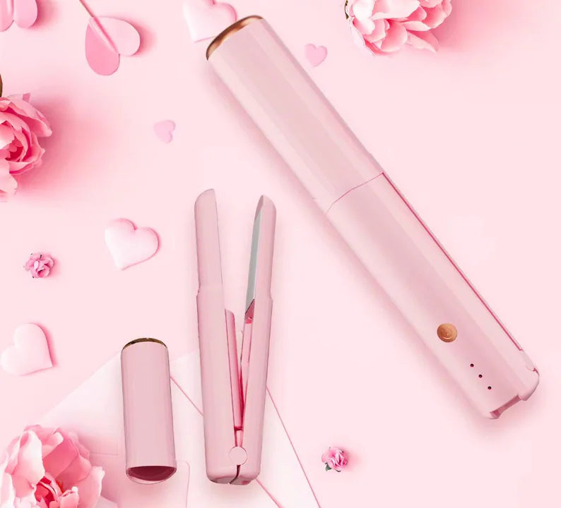 Wireless Pocket Travel Hair Straightening Iron