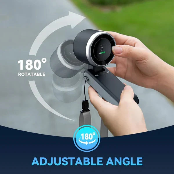 Foldable Turbo Handheld Portable Cooling Fan